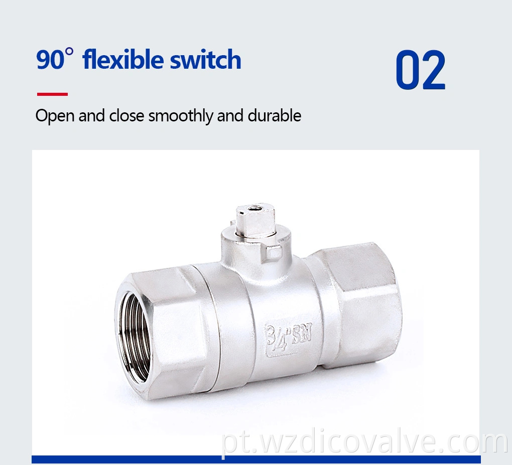 light torque ball valve